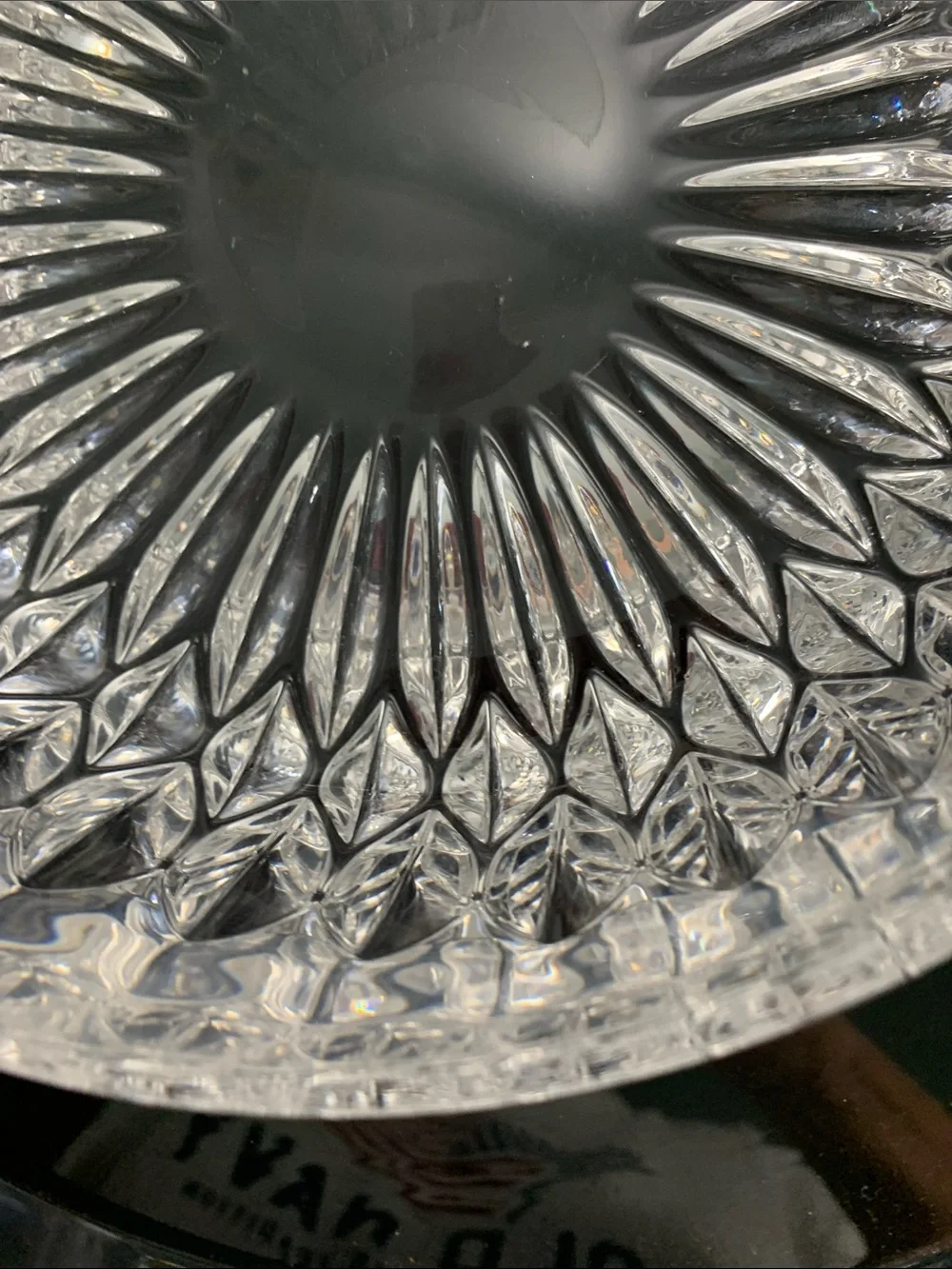 Gorham  Althea Cut pattern Clear Crystal HEAVY NWOT